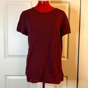 Gap Vintage Wash T Tall Maroon Size L